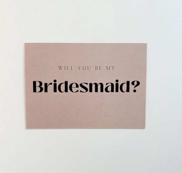 🌸'will you be my bridesmaid ?'  - Post Card