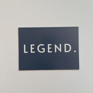 🌸Legend (Navy) - Post Card