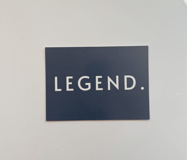🌸Legend (Navy) - Post Card