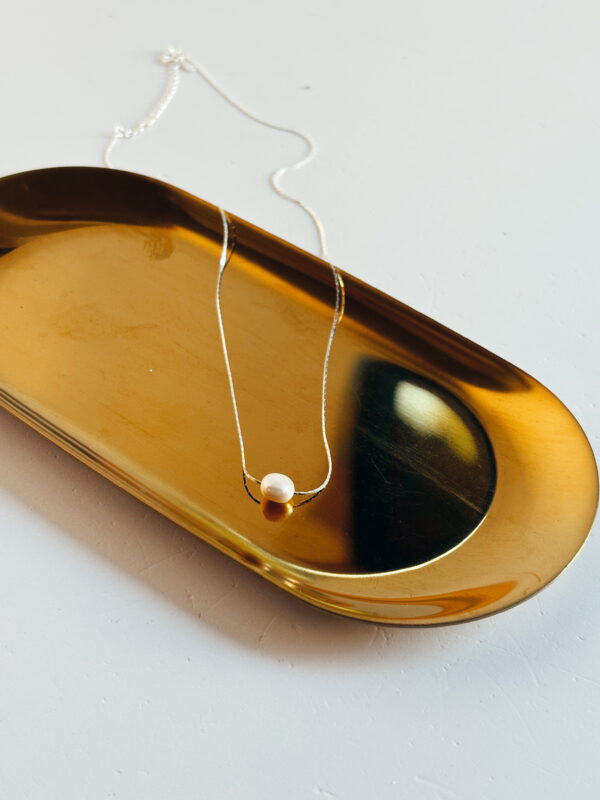 JEWELLERY - Silver Pearl Necklace (Sterling Silver)