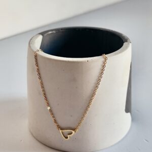 🌸JEWELLERY - Gold  Small HEART Necklace (Sterling Silver)