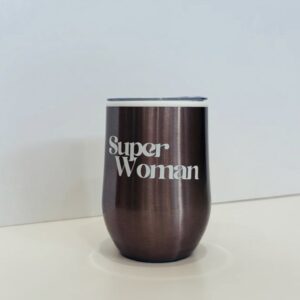 🌸Coffee & Wine Tumbler - Superwoman (Purple)
