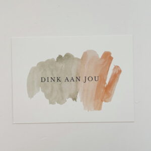 🌸Dink aan jou (pastel colours) - Post Card