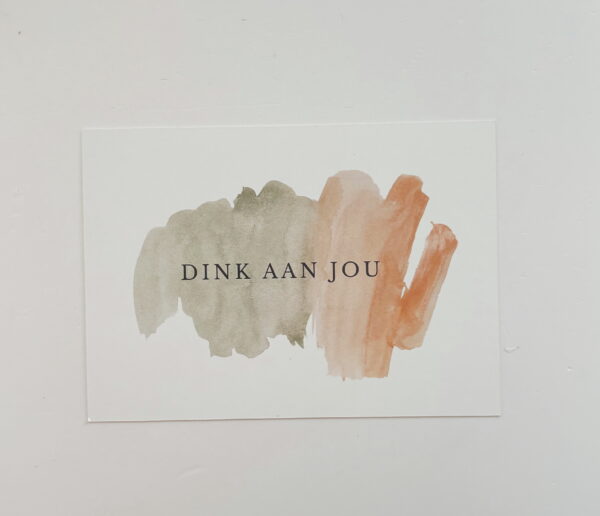 🌸Dink aan jou (pastel colours) - Post Card