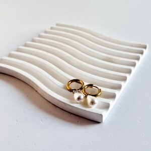 JEWELLERY - Earrings - Gold with pearl drops