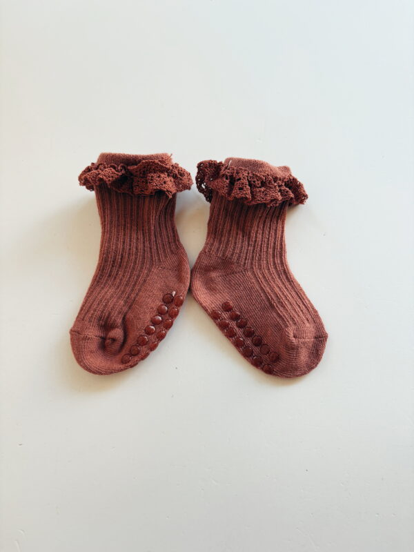 🌸Baby Socks - Girl socks - Maroon