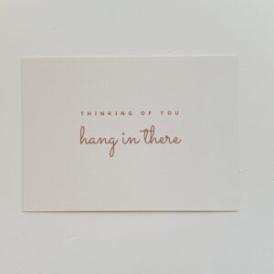 🌸Thinking of you, hanging there  - Post Card