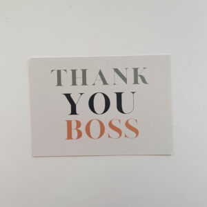 🌸Thank you Boss - Post Card