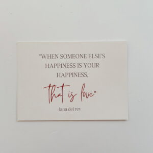 🌸When someone else's happiness is your happiness - Post Card