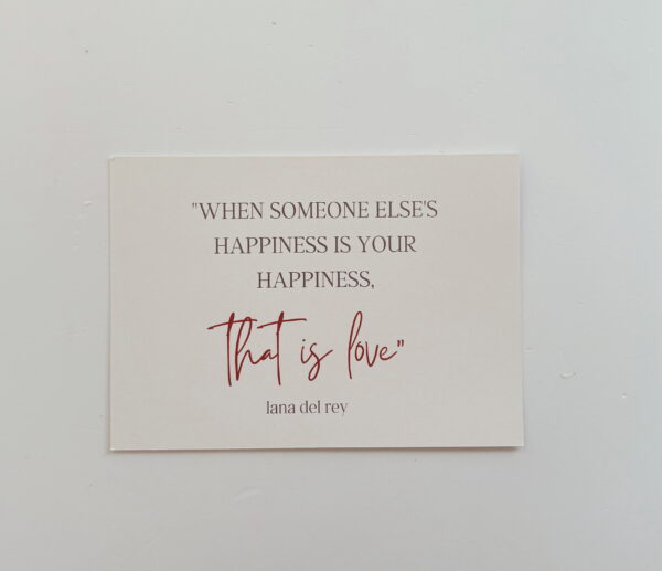 🌸When someone else's happiness is your happiness - Post Card