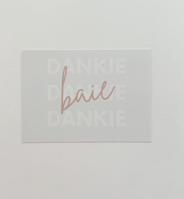 🌸Baie Baie Baie dankie - Post Card
