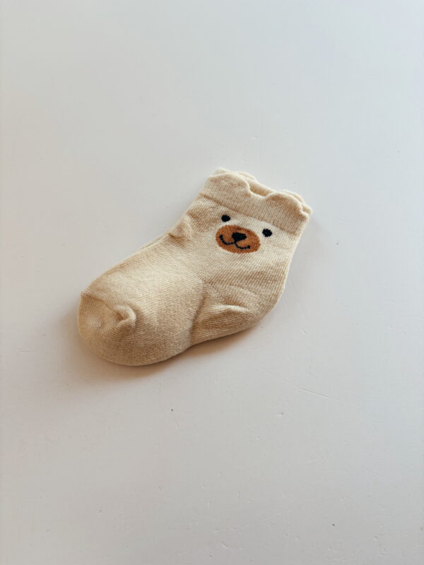 🌸Baby Socks - Cream Bear