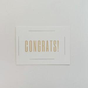 🌸Congrats (Colour) - Post Card