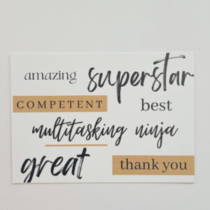 🌸Amazing, superstar - thank you - Post Card