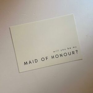 🌸Will you be my Maid of Honour - Post Card