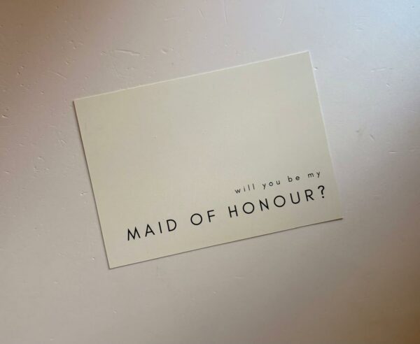🌸Will you be my Maid of Honour - Post Card