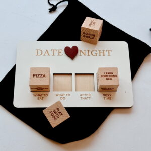 🩷 Game  - Date Night Dice Game (What to Eat, Do, After, & Sexy Time)