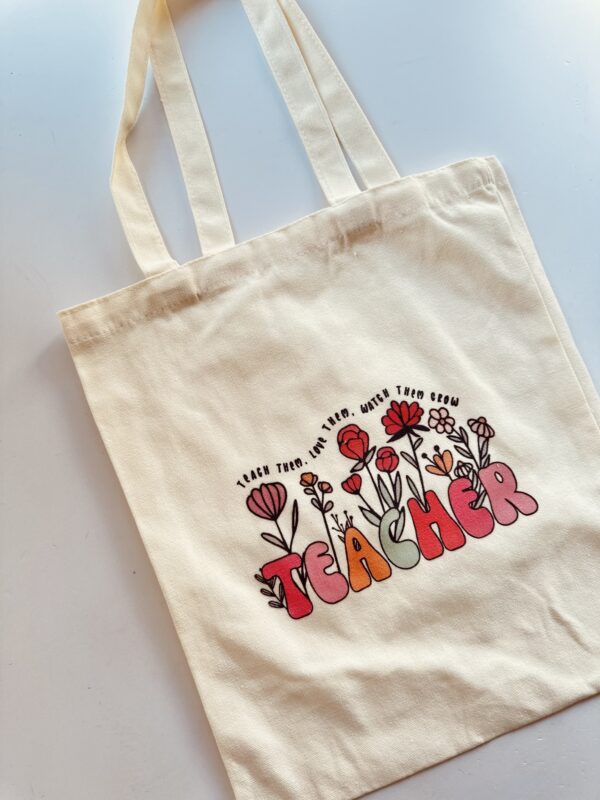 Cosmetic Bag - Teacher Tote Bag - Image 3