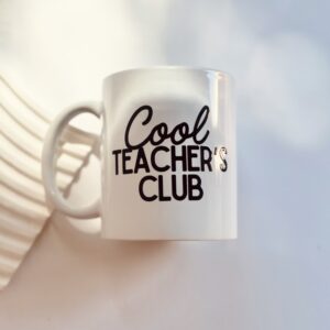 Mug - Cool Teacher's Club (White mug)