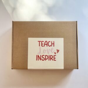 Large Brown Gift Box - Teach Love Inspire
