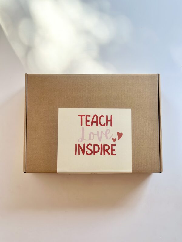 Large Brown Gift Box - Teach Love Inspire