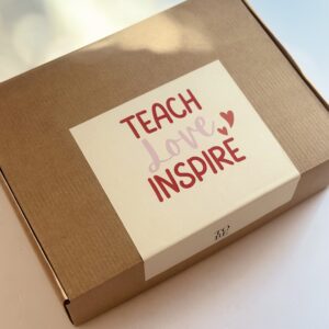 Large Brown Gift Box - Teach Love Inspire