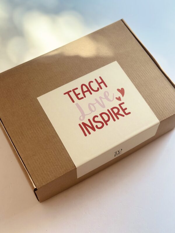 Large Brown Gift Box - Teach Love Inspire - Image 2