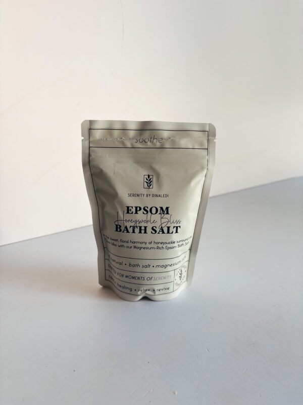 Body Product - Epsom Bath Salts 500g (Honeysuckle Bliss)