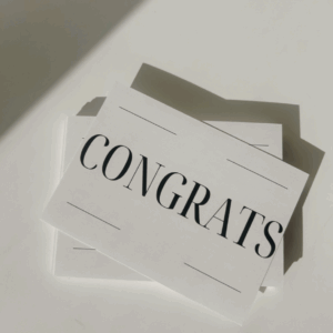 📔Congrats- Post Card