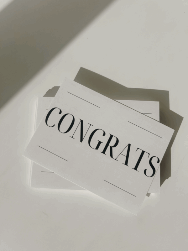 📔Congrats- Post Card
