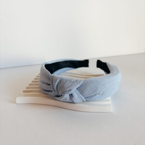 Alice Band - With Knot - Light Blue