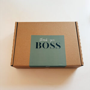 Large Brown Gift Box - Boss (24 x 32 x 8,5cm)