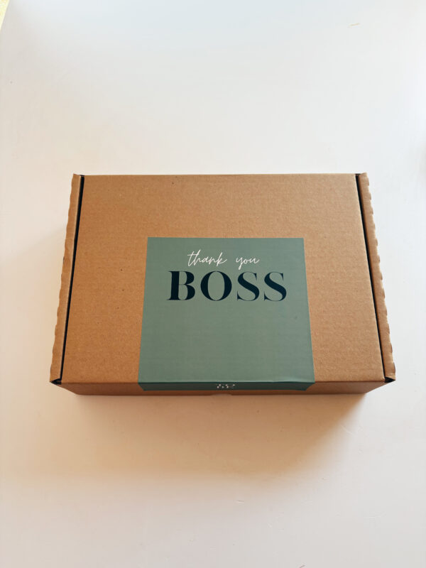 Large Brown Gift Box - Boss (24 x 32 x 8,5cm)