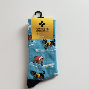 Socks - Sock Doctor- Dogs Surfing