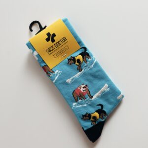 Socks - Sock Doctor- Dogs Surfing