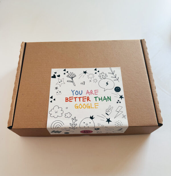 📔Large Brown Gift Box - You are better than Google