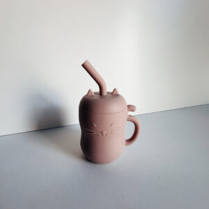 Silicone - Kids Drinking Cup (Dusty Rose)