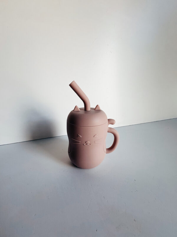 Silicone - Kids Drinking Cup (Dusty Rose)