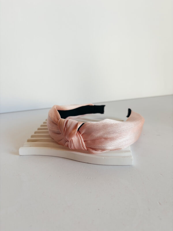 Alice Band - With Knot - Light Pink
