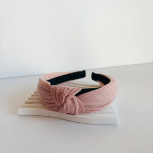 Alice Band - With Knot - Pink