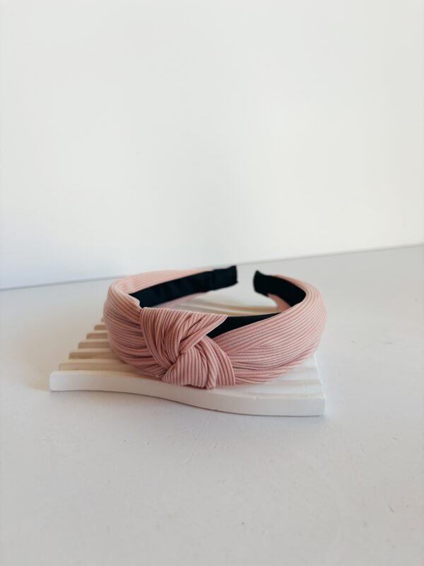 Alice Band - With Knot - Pink