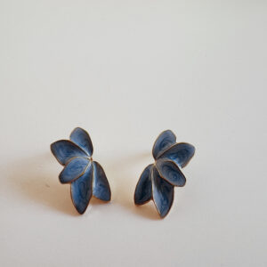 JEWELLERY - Earrings -Flower Petal - Blue