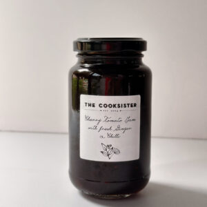 Treats - The Cooksister Cherry Tomato Jam with fresh ginger and chilli