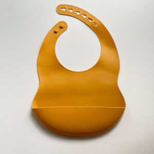 Baby Bib - Silicone Mustard