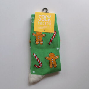 Socks - Sock Doctor - Christmas Gingerbread & Candy Canes
