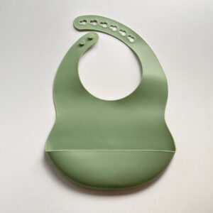 Baby Bib -  Silicone Green
