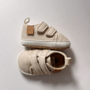 Baby Shoes - Cream Sneakers
