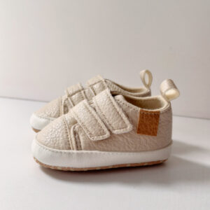 Baby Shoes - Cream Sneakers