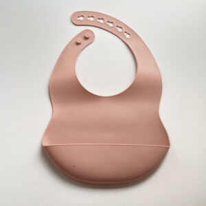 Baby Bib - Silicone Pink
