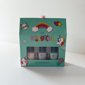 🎅🏻 Girls - Magical Nail Polish Trio - 3 x 4.5g Nail Polish (Pink, Lavender & Mint)